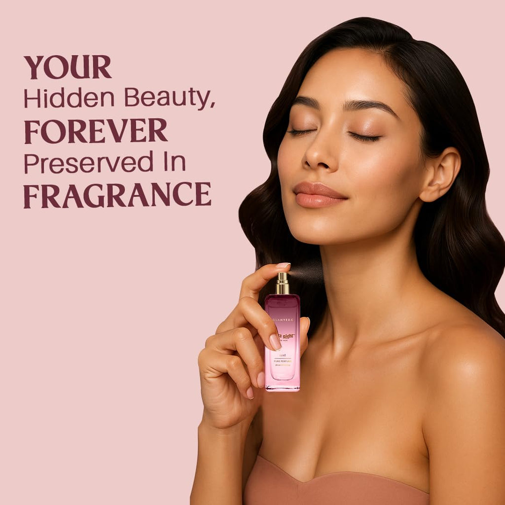 Glamveda Luxury Date Night | Long Lasting | Perfume for Woman 20ml | with Blackberry, Pear, Rose, Musk | Floral & Fruity Premium Fragrance Perfume for Women