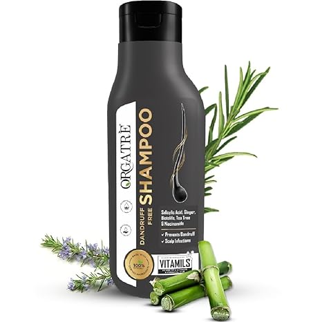 Orgatre Tea Tree Ginger & Rosemary Anti-Dandruff Shampoo - 250 ml