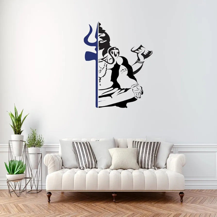 Rangoli Vinyl Wall Sticker Self-Adhesive Wall Decor Parent 2 Design-1
