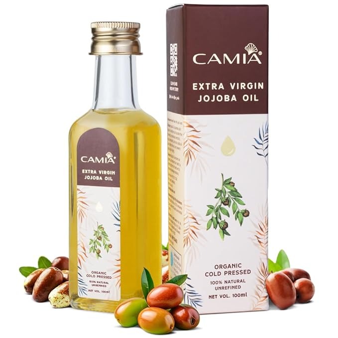 Camia Organic Cold Pressed Unrefined Jojoba Oil - 100 ml