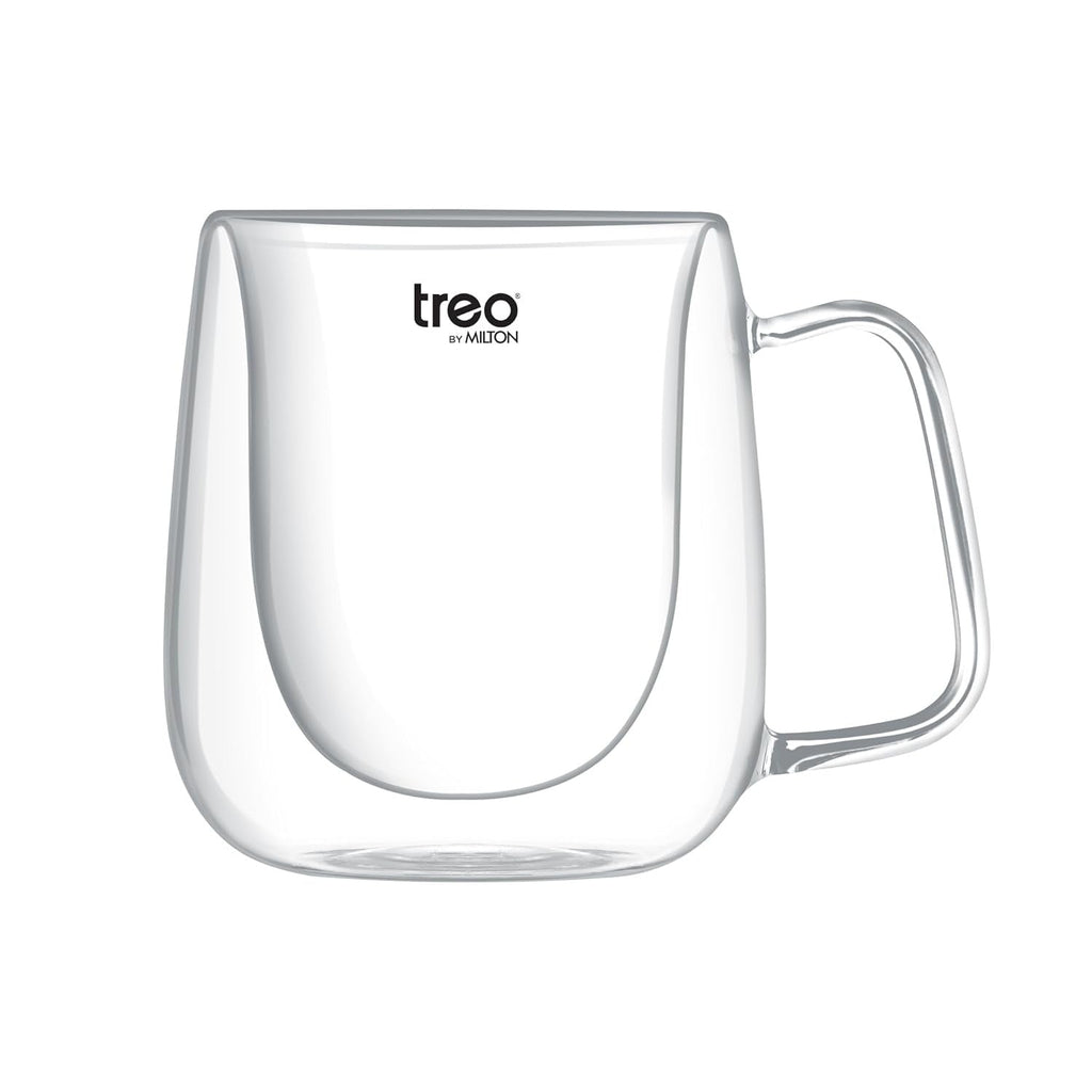 Milton Double Wall Tea Coffee Glass Mug