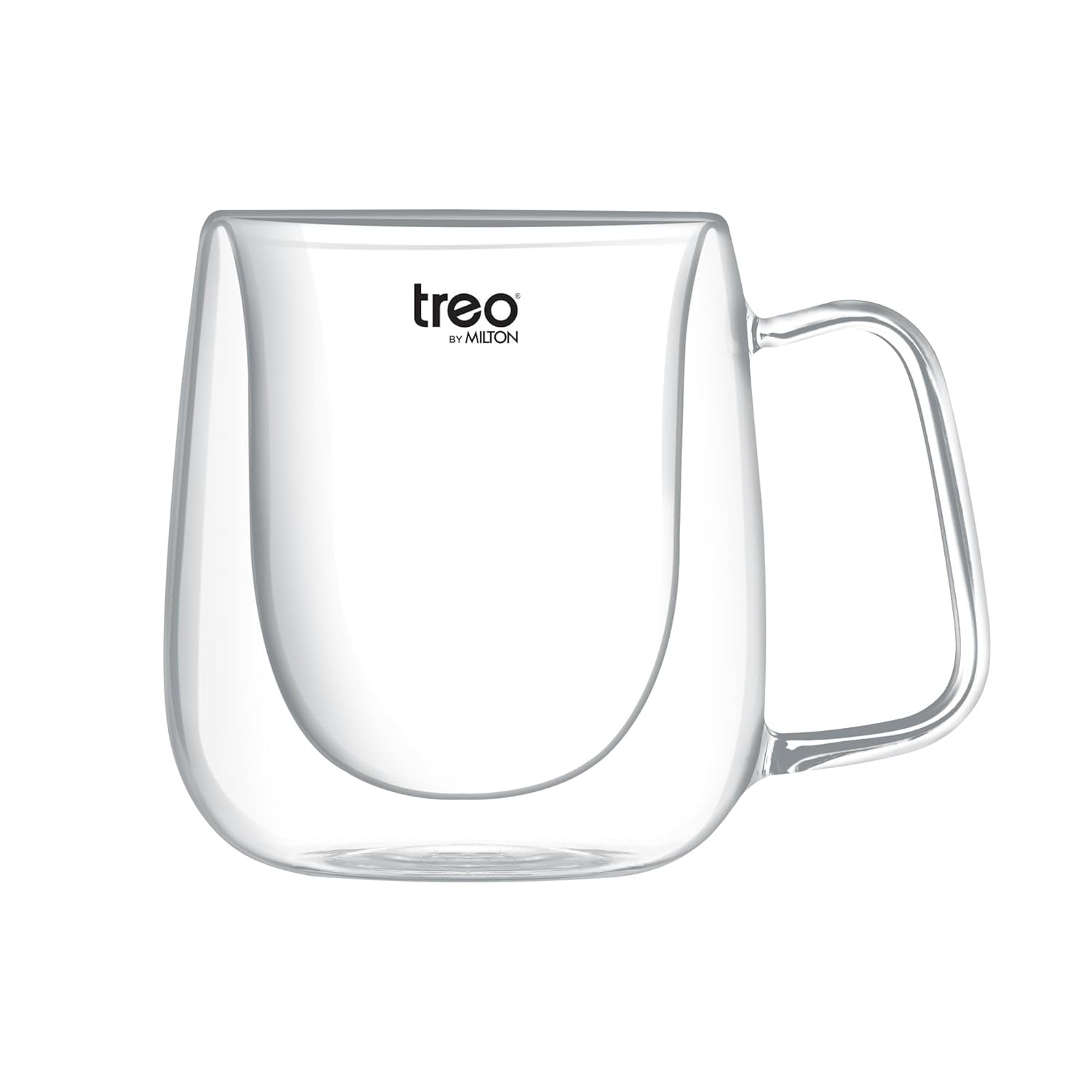 Milton Double Wall Tea Coffee Glass Mug