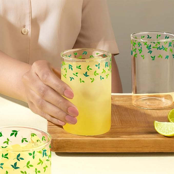 Borosil Vision Sage 295 Ml Set of 6 Pieces  Transparent Drinking Glass