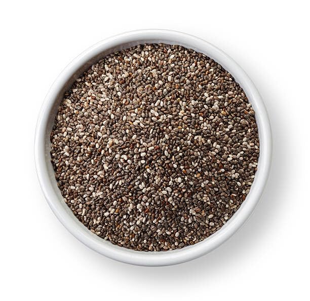 Crave Bites Premium Chia Seeds 1kg | Rich Source of Calcium, Fibre & Protein | Clean Chia Seeds for Eating & Weight Management | Jar Pack