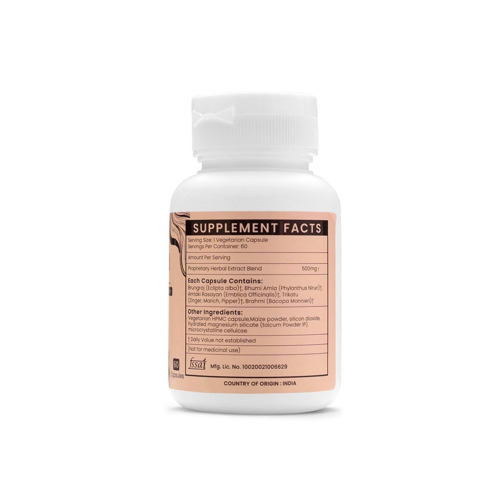 Ayurleaf Herbals - Hairgard Extract Blended Capsules 500 Mg 60 Veggie Capsules for Women