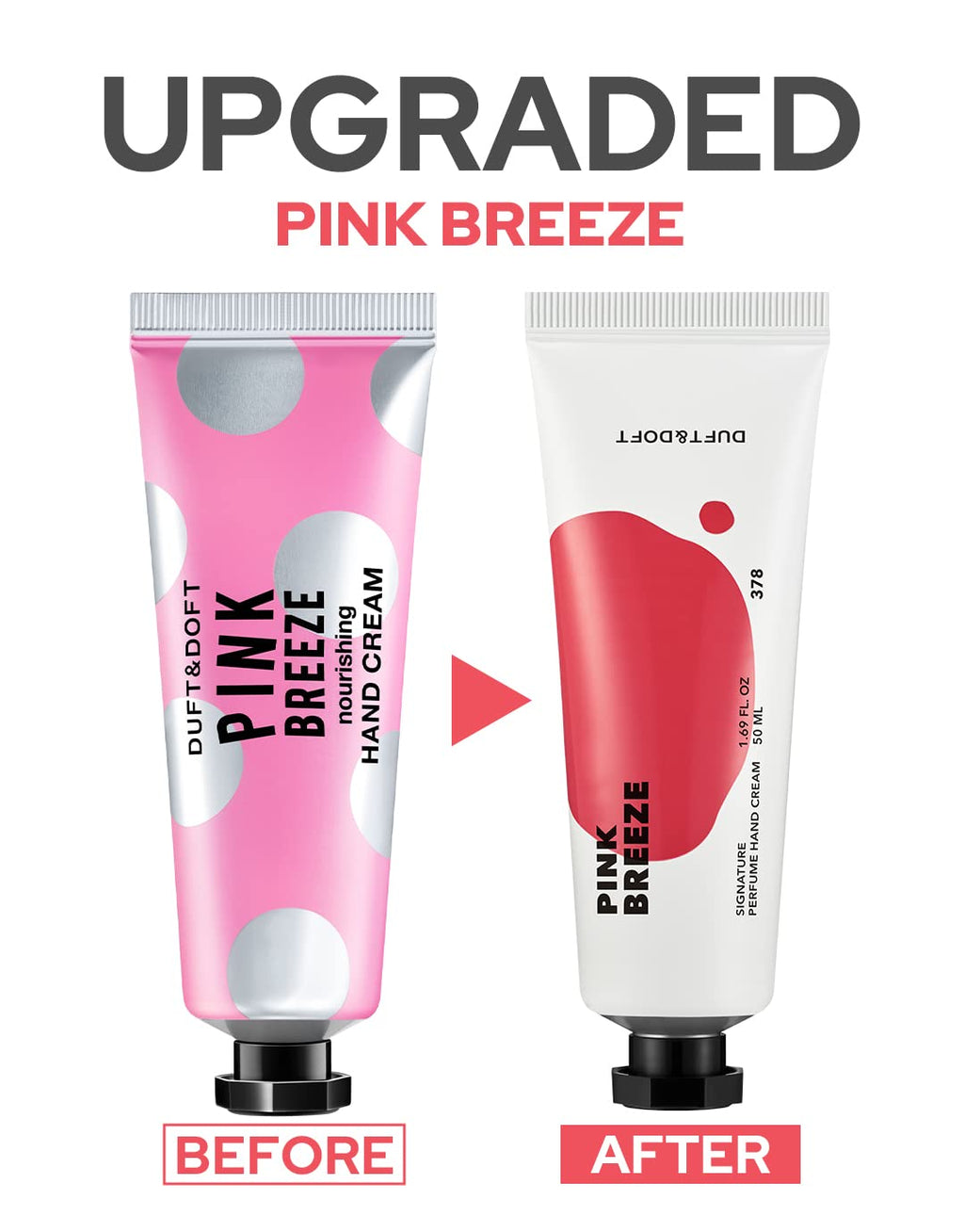 Duft & Doft Pink Breeze Signature Perfume Hand Cream (50g) â€“ Hypoallergenic & Non-Greasy, Long-Lasting Rose & Musk Scent, Fast-Absorbing for Sensitive Skin