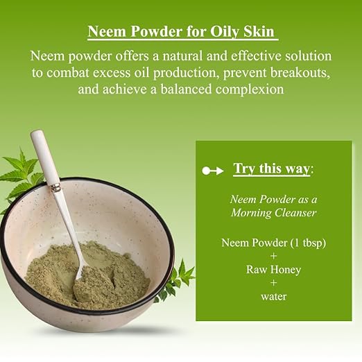 Vriksha Veda Neem Powder for Skin Face and Hair - 100 gms