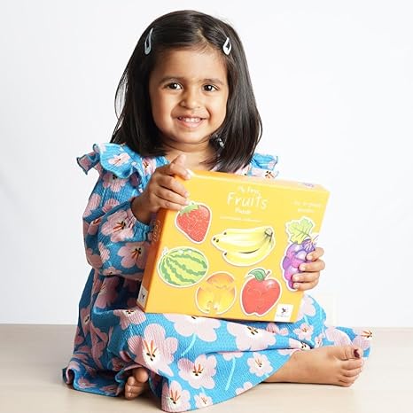 Toykraftt 3 Piece Puzzles For Kids Fruit Puzzles For Toddlers Boys Girls Educational Toys
