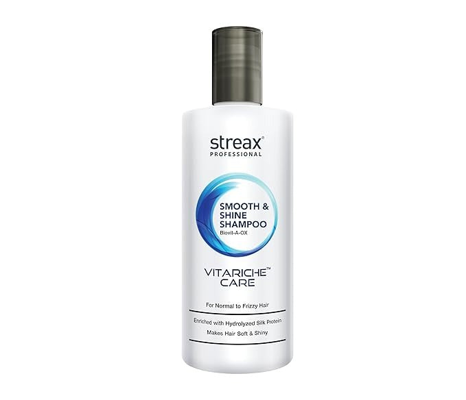 Streax Professional Vitariche Care Smooth & Shine Shampoo For Women - 300 ml