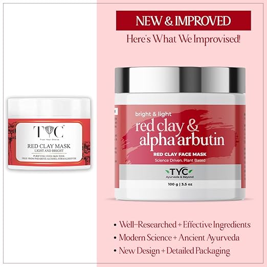 Tyc Face Clay Mask Smooth Moisturized And Bright - 100 gms