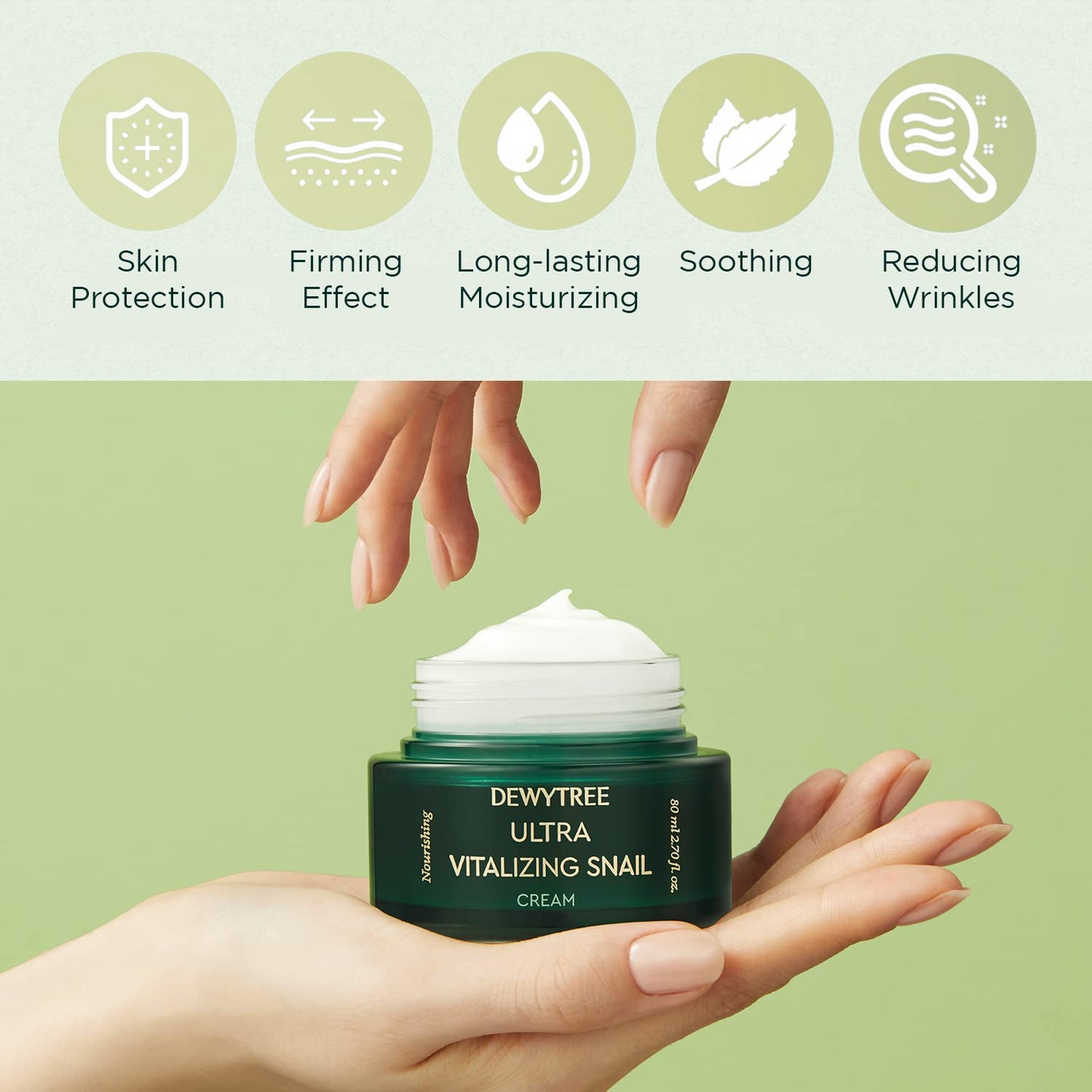 Dewytree Ultra Vitalizing Snail Cream - 80 ml