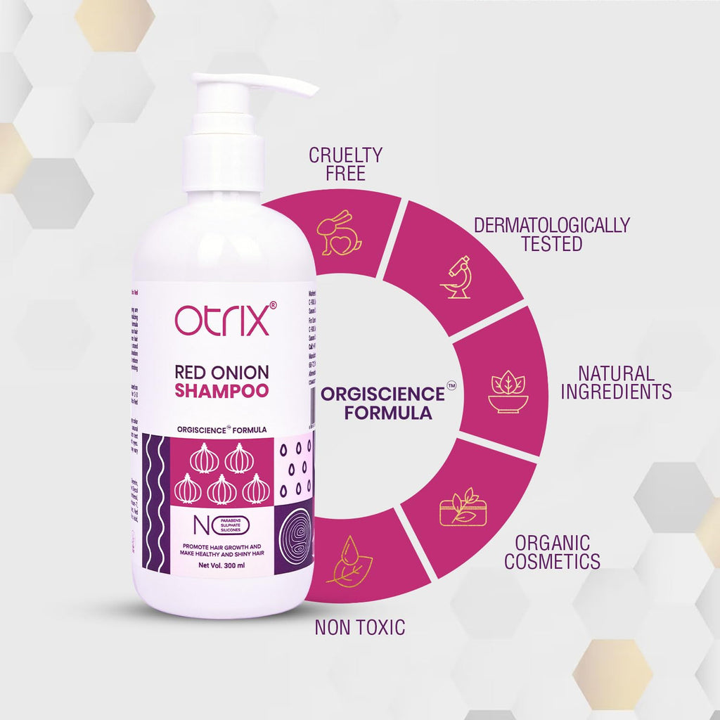 Otrix Red Onion Shampoo - 300 ml