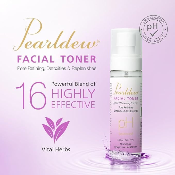 Pearldew Facial Toner | All Skin Types,cleanses Pores, Hydrates Skin - 100 Ml | Pack of 3