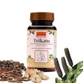 Ayurleaf Herbals Trikatu Capsules for Good Digestion Care | Nutrition Herbal Supplements | 60 Caps