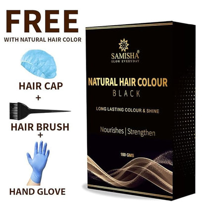 Samisha Natural Black Hair Colour - 100 gms