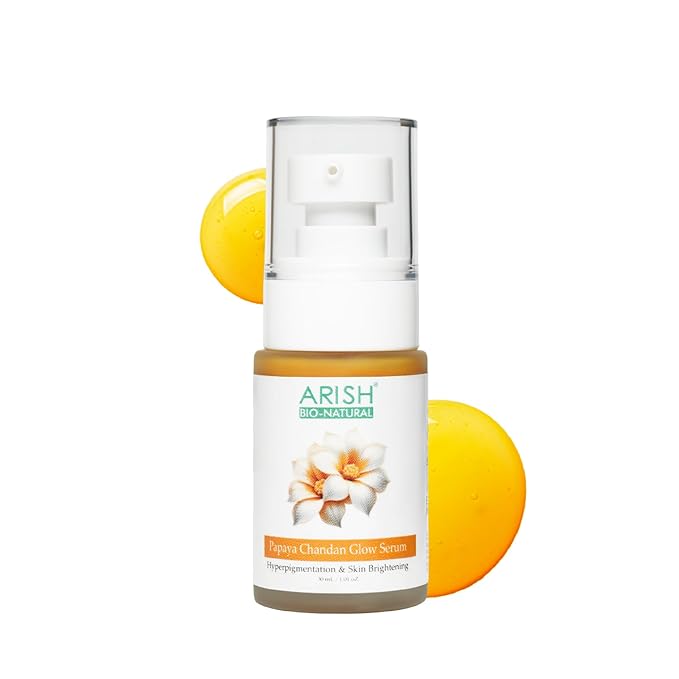 Arish Bio Natural Papaya Chandan Glow Serum - 30 Ml