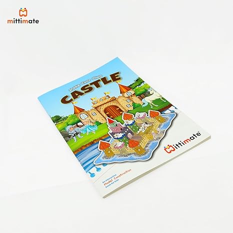 Mittimate Castle Model Construction Book for Kids Age Diy Craft Book for Children