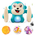 Wembley Crawling Dancing Monkey Musical Toy Multicolor