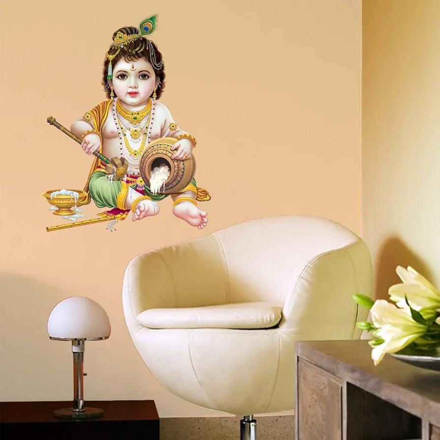 Rangoli White Glossy Vinyl Wall Sticker Premium Self-Adhesive Waterproof Parent-14 Design-20