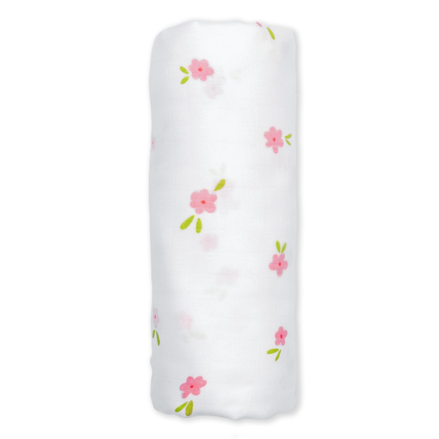NINTARABABY Extra-Large Swaddle - 100% Organic Premium Muslin Cotton, 47" x 47" (119 cm x 119 cm), Ultra-Soft, Breathable & Lightweight, Multipurpose, Hypoallergenic, Gift for Newborn Girls