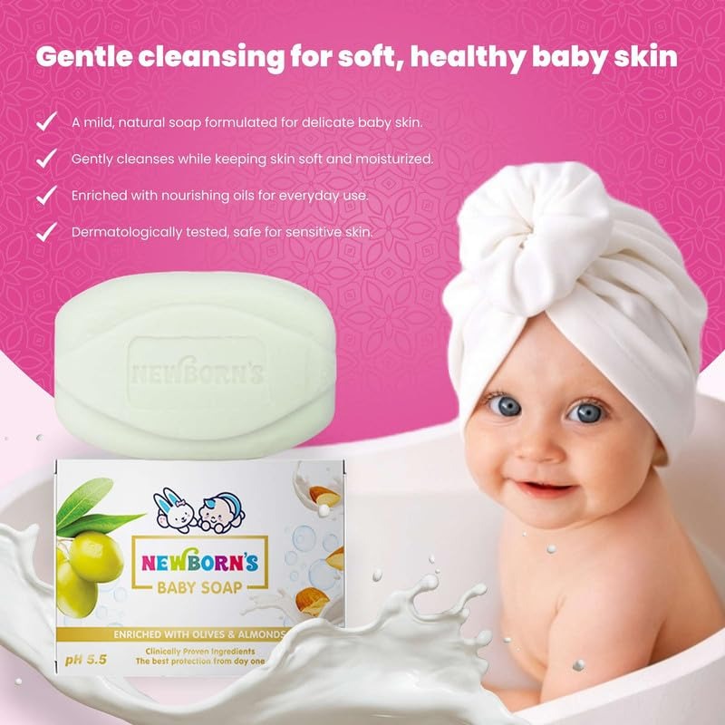Newborn’s Baby Moisturizing Soap - 100 ml