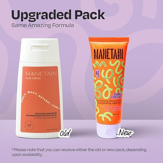 Manetain Curl Cream for Curly & Wavy Hair - 100 ml
