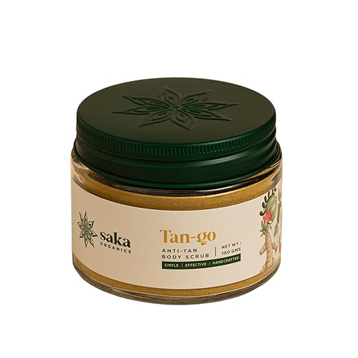 Saka Organics Tan-Go Handmade Anti-Tan Body Scrub - 100 gms