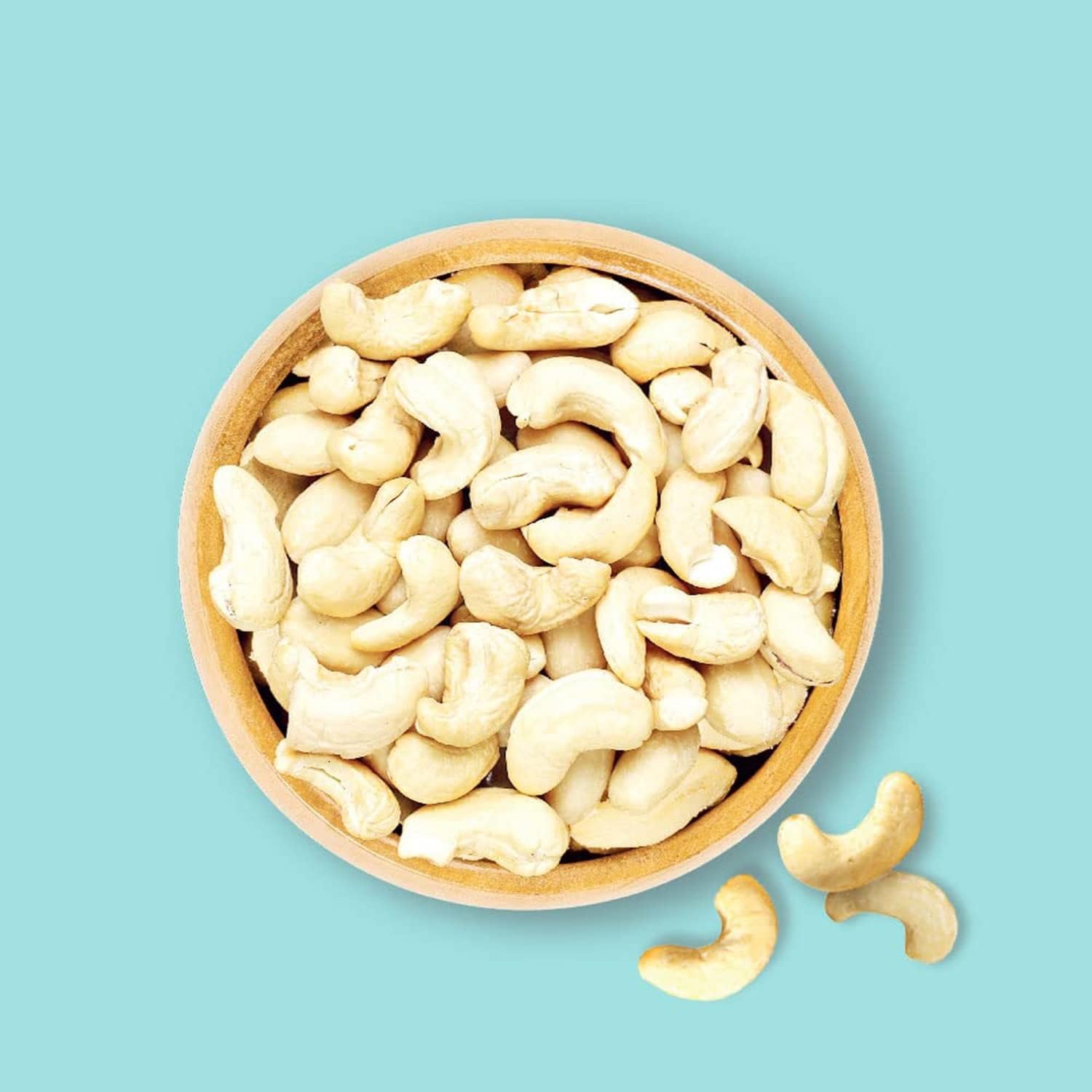 NUTRIZAIKA Premium Whole Cashews/Natural Whole Kaju 100gm | Nutritious & Delicious | Rich in Protein, Magnesium & Phosphorus | Healthy Cashew Snack | Big Size Cashews