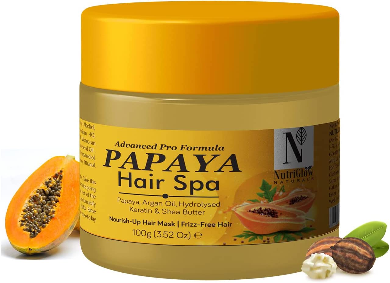 NutriGlow NATURAL'S Advanced Pro Formula Papaya Spa with Argan Oil - 100 gms