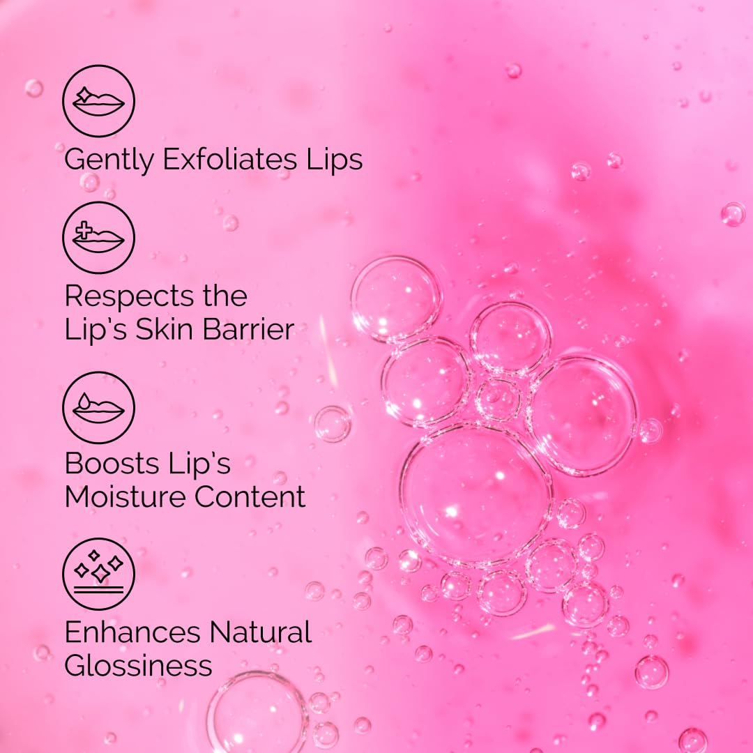 The Ordinary PHA 5% Exfoliating Lip Serum, Hydrating Overnight Lip Exfoliator Treatment, 15ml