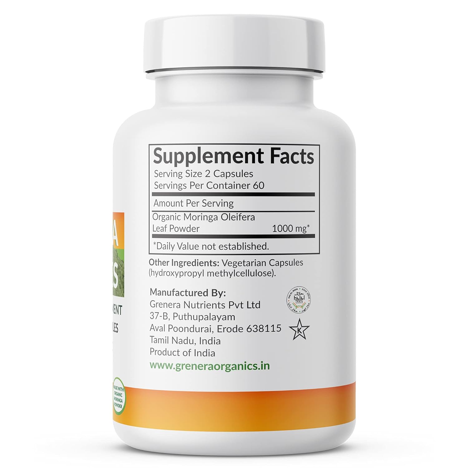 Grenera Moringa Capsules – 120 Capsules
