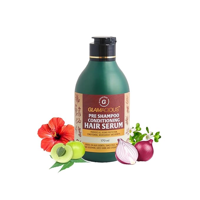 Glamacious Pre Shampoo Conditioning Hair Serum - 170 Ml