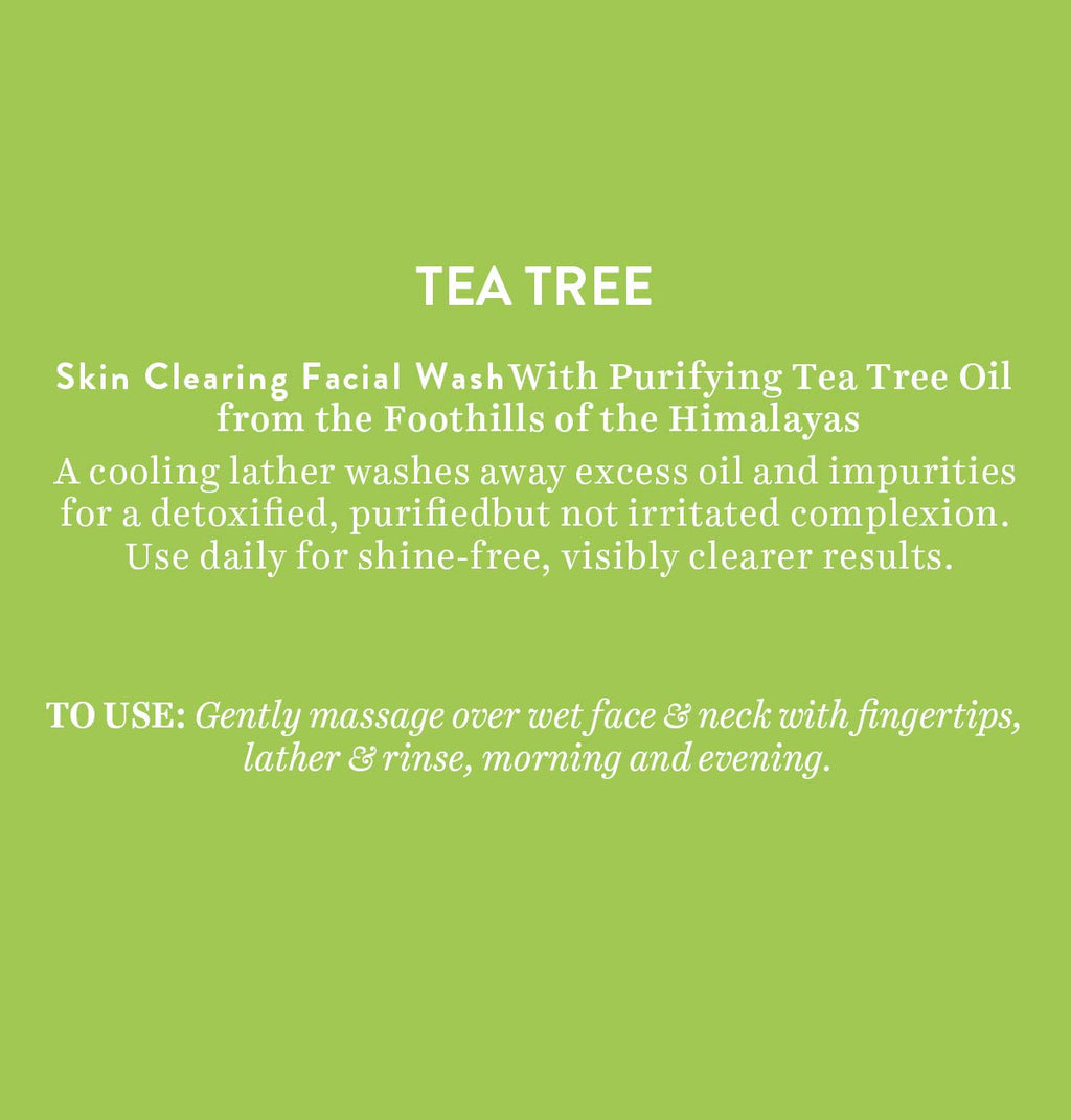 Biotique Tea Tree Skin Clearing Normal to Oily Skin Face Wash, 150 ml | Treats Acne, Pimples, Clear Skin | Paraben & SLS Free