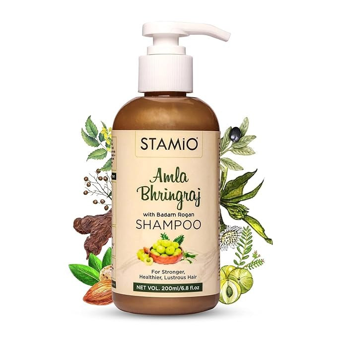 Stamio Amla Bhringraj Shampoo - 200 ml