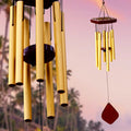 Lilone 7 Pipe Gold Wind Chimes 60 cm Long
