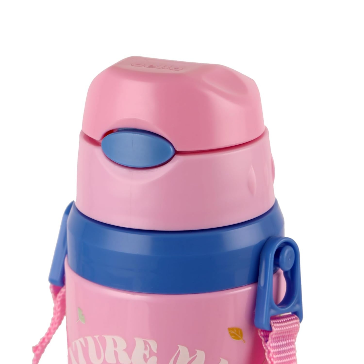 CELLO Kidzbee Autumn 600 Daisy Duck Design Insulated Kids Sipper Water Bottle 600 ml
