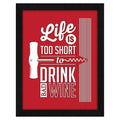 ArtX Paper Food/Beverage Quote Wall Frame Art Painting