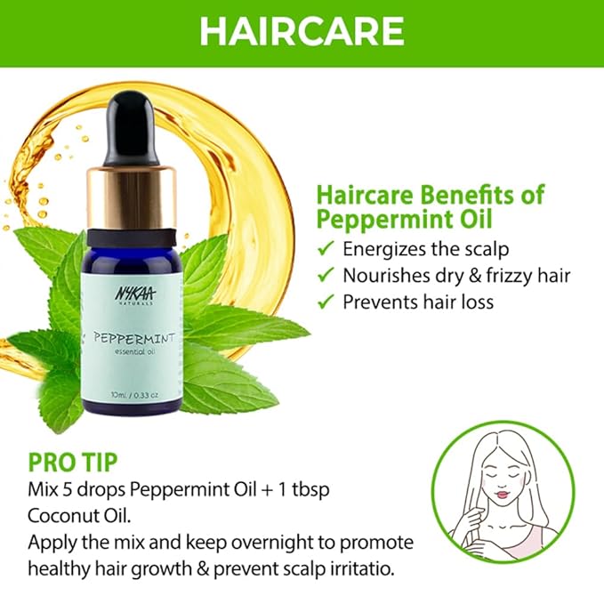 Nykaa Naturals Peppermint Essential Oil - 10 ml