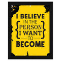 ArtX Paper Motivational Quotes Believe Wall Frame Art Painting
