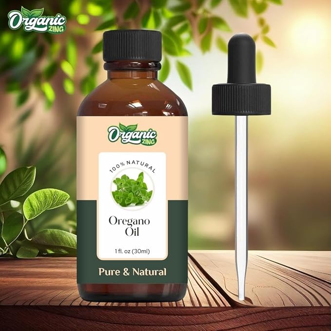Organic Zing Oregano Essential Oil for Skincare, Haircare, and Body Care - 30 Ml