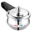 Vinod Splendid Plus Stainless Steel Pressure Cooker Outer Lid 1.5 Litres | SAS Bottom Handi Cooker | Induction and Gas Base