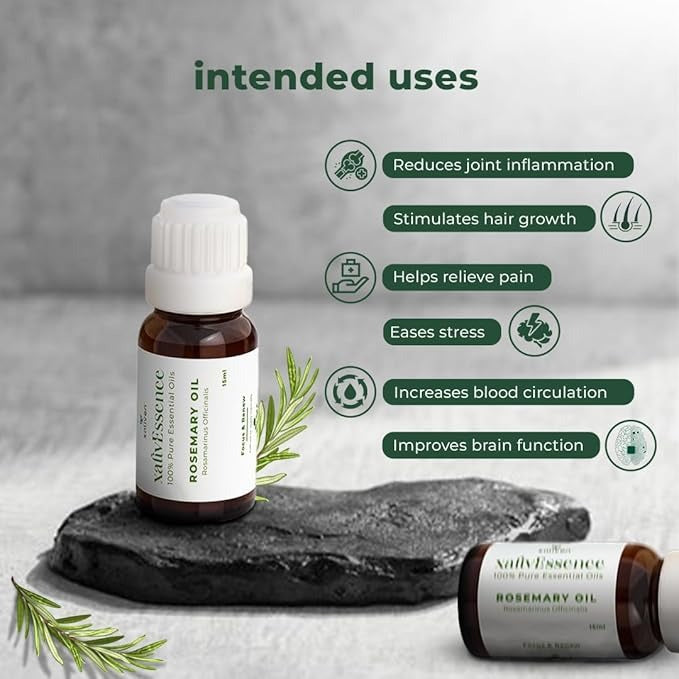 Xalivessence Rosemary Essential Oil - 15 ml