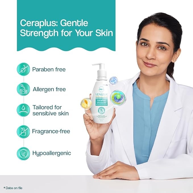 Dr. Reddy's Venusia Ceraplus Lotion for Dry Skin - 100 ml