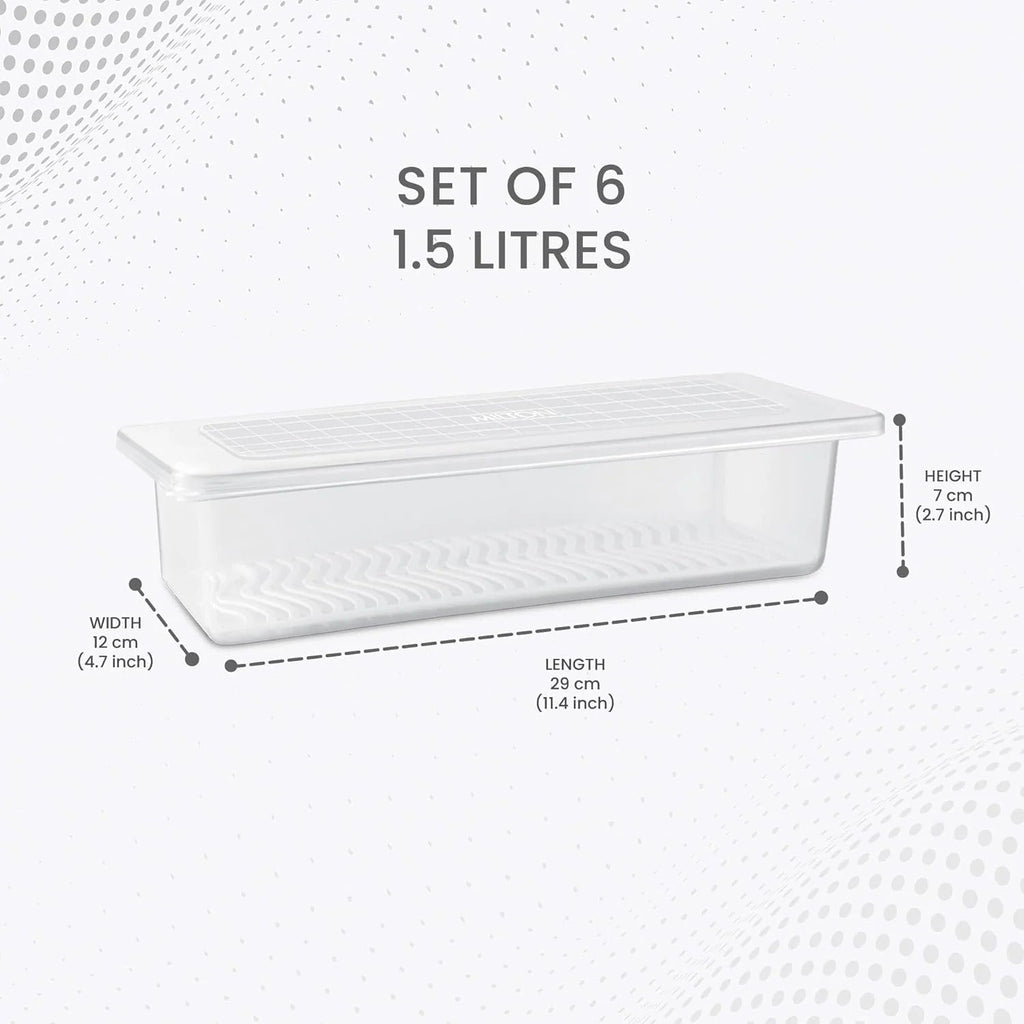 Milton Cryo Fridge Container 1500ml Set of 6
