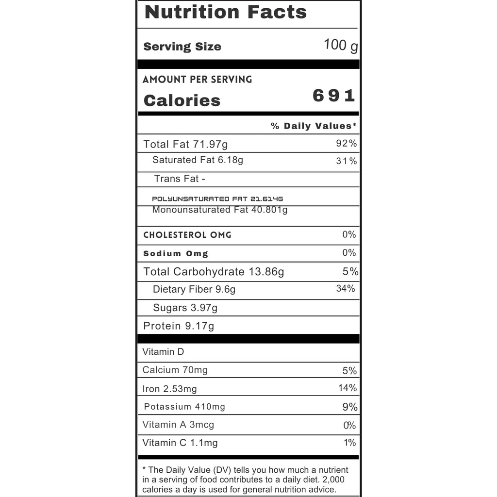 Fruitri American Pecan Nuts �100g, Raw & Fresh | Natural, Keto & Paleo Friendly Snack Nuts and Dry Fruits