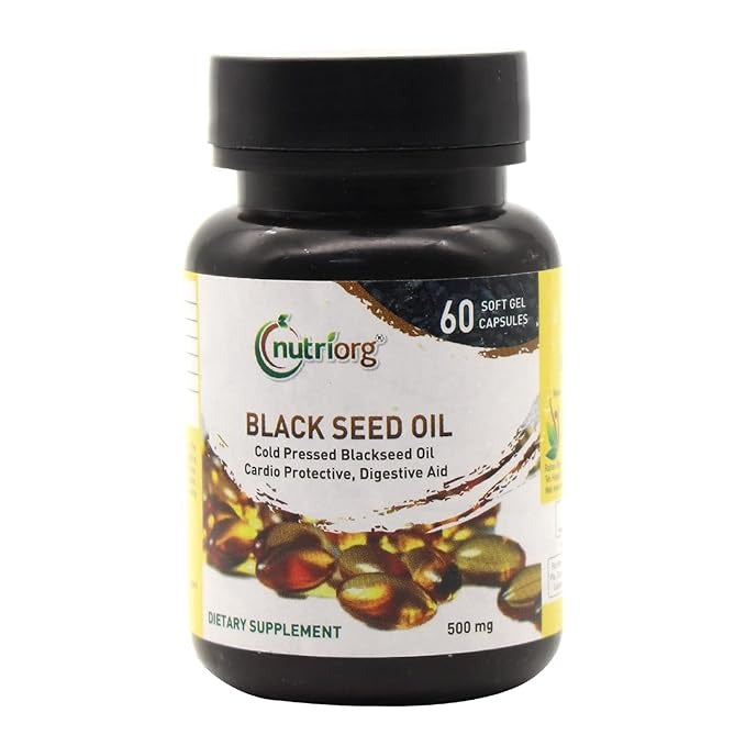 Nutriorg Black Seed Oil 500 mg - 60 Capsules