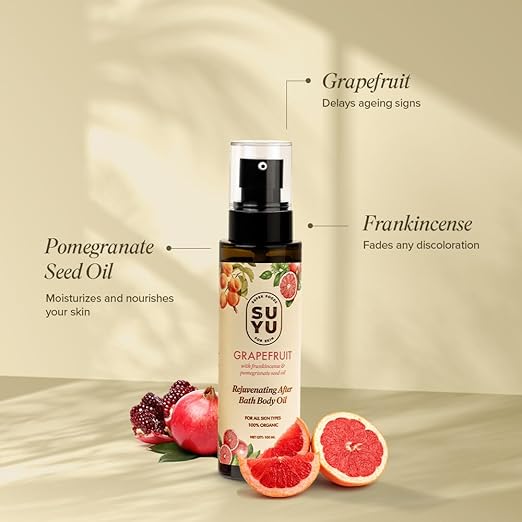 Suyu Grapefruit Rejuvenating After Bath Body Oil - 100 ml