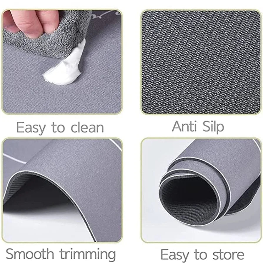 Status Contract Happy Life Water Absorbing Mat for Bathroom Colour Happy Life