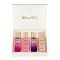Bella Vita Luxury | Perfume Gift Set for Women 4x20ml each | Date, Senorita, Glam, Rose | Perfume for Woman | Gifts for Woman | Long Lasting Eau De Parfum | Floral & Fruity Fragrance