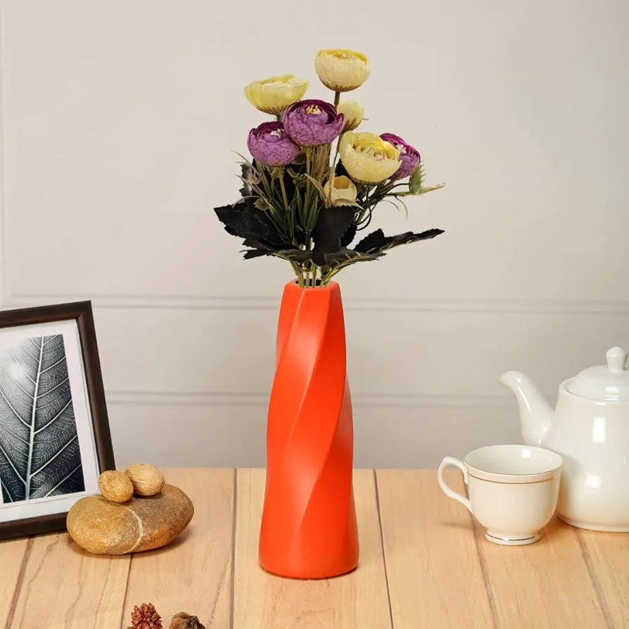 2 Pcs Artificial Rose Flower Sticks Multicolour